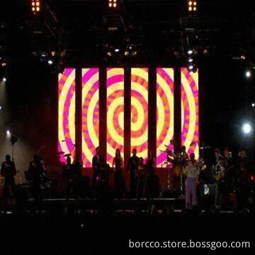 Metis indoor stage background LED curtain screen display with high resolution